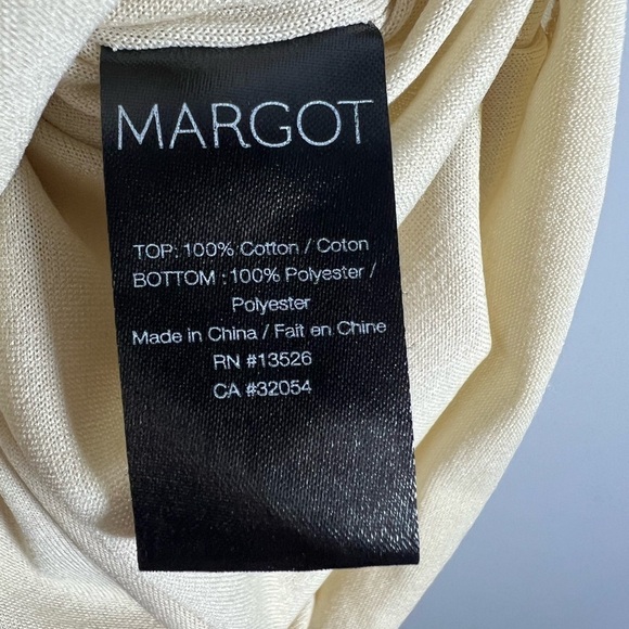 Margot Cream Crochet Top Dress with Pleated Bohemian Sheer Bottom Small - Picture 6 of 12